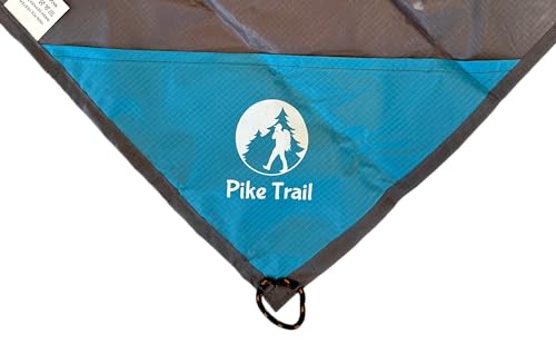 Pike Trail Pocket Beach Blanket (60 in X 56 in) – Lightweight Sand Proof Picnic Blanket, Compact Outdoor Blanket, Waterproof Pocket Blanket for Hiking, Camping, Picnics, Travel and Beach Trips - color: Metallic Blue
