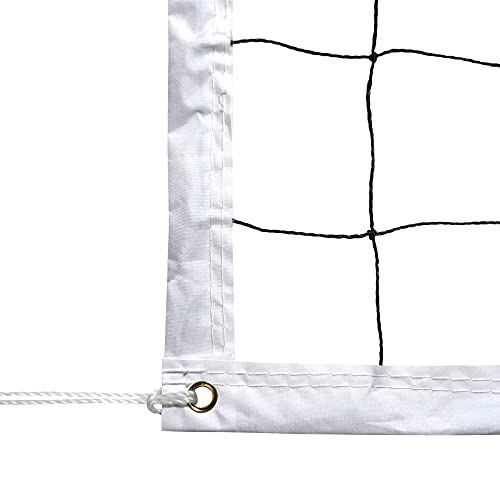 Sanung Volleyball Net with Steel Wire for Indoor and Outdoor Gardens Campus Backyard Swimming Pool Park Beach Portable Game Standard Size (32 FT x 3FT) Poles Not Included