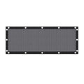 VICLLAX 90% Shade Fabric Sun Shade Cloth with Reinforced Grommets, Outdoor Sun Screen Fabric for Outdoor Patio Garden Pergola Cover Canopy 3x8 FT, Dark Grey