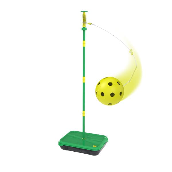Swingball Pickleball Paddles Tether Tennis Game Set - Portable All-Surface Base, Durable, Easy Assembly, Indoor & Outdoor Games, Backyard Games for Kids, Active Play for Kids and Families, Ages 4+
