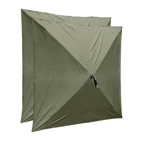 Clam Quick-Set Wind & Sun Panels 2-Pack – Green Screen Tent Sidewalls – Fits Traveler, Venture & Escape – Shade & Privacy – Easy Setup – Carry Bag – Tent Not Included - color: Green, size: 2 Panel