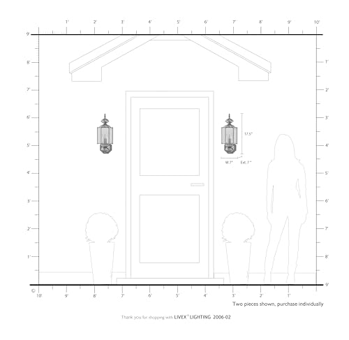 Livex Lighting 2006-02 Basics 1 Light PB Outdoor Wall Lantern, Polished Brass - color: Polished Brass