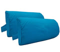 Zero Gravity Chair Set of 2 Replacement Pillow Headrest with Elastic Band, Universal Soft Removable Padded Cushion Head Pillow for Zero Gravity Lounge Chair, Folding Patio Lawn Recliner Chair - color: Light Blue, size: 2 Pack