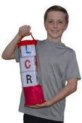 LCR Big Left Center Right™ Dice Game - Zip Bag (Red) - color: Red