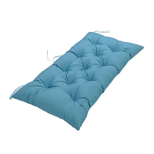 Outdoor Waterproof Bench Cushions Garden Bench Cushion Tufted Chair Pad 20 x 40 in Replacement Seat Pad Cushion Teal - color: Teal