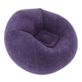 Alipis Inflatable Chair for Adults Soft Flocked Lazy Folding Portable Lounge Sofa for Living Room Bedroom Camping and Reading Includes Inflatable Pump