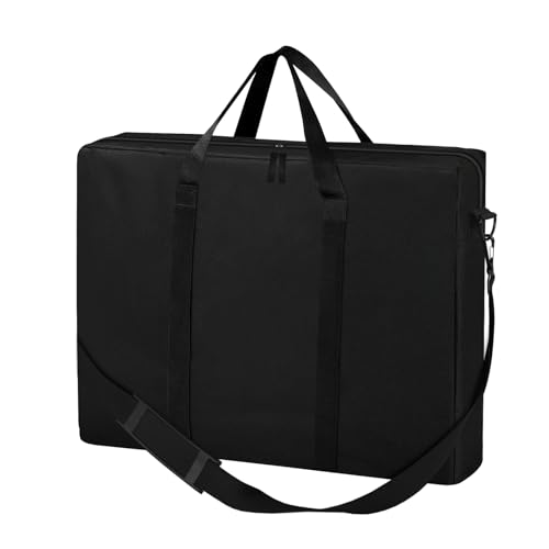 SIRUITON Folding Table Storage Bag, Portable 600D WaterProof Carry Bag for Folding Picnic/Camp Tables with Reinforcing Plate & Shoulder Strap, 48" D x 30" W x4.7 H Fits 8FT Folding Tables（bag only） - size: 8ft Folding Table Bag
