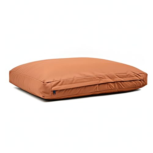 WHITEDUCK Dog Bed Cover (Brown) 35" Lx20 Wx4.3 th (M) - color: Brown - Only Cover, size: Medium