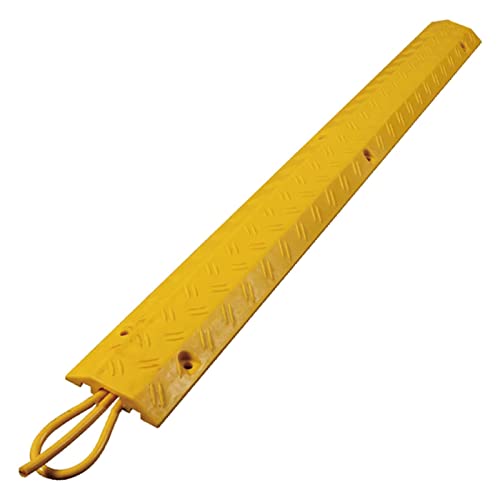 Cable Ramp Protective Cover,Cable Cover,Indoor Cable Protector Floor Cord Cover Cord Protector Single Channel Hose and Cord Protection for Outdoor and Indoor Use,100x10x2 cm~2 - size: 100x10x2 cm~2