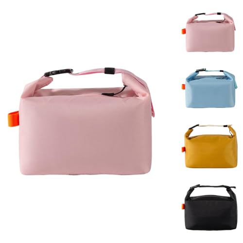 YUDANSI Fashion Lunch Bags for Men Women- Reusable Insulated Leakproof Lunch Box Tote Bag, Cool Bags for Adults,Thermal Cooler Bag for Work Picnic Travel -8L (Pink) - color: Pink