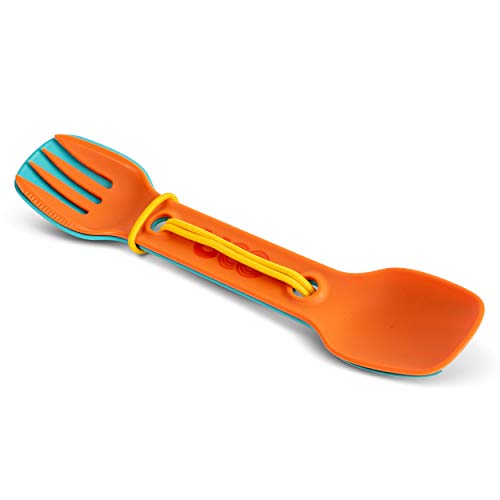 UCO Utility Spork 3-in-1 Combo Spoon-Fork-Knife Utensil - color: Teal/Ember
