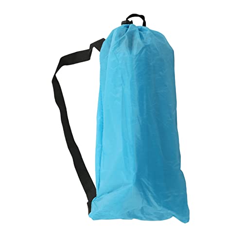 HEITIGN Portable Inflatable Couch Inflatable Lounger Air Sofa Portable Foldable Comfortable Inflatable Couch with Storage Bag for Outdoor Camping Black (Sky Blue)