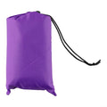 210T Polyester Camping Tarps, Waterproof Rain Fly Sun Shade Shelters With 6 Tie Points For Hiking Backpacking Beach Picnic(Purple 140x200CM) - color: Purple 140x200cm