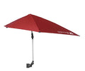 Sport-Brella Versa-Brella SPF 50+ Adjustable Umbrella with Universal Clamp - color: Firebrick Red, style: XL