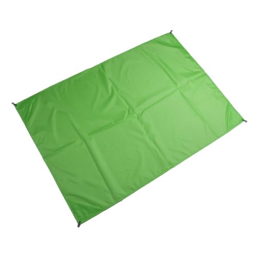 Ultralight Camping Tarp Waterproof Ground Sheet Floor Mat Folding Beach Mat Compact Tent Footprint for Outdoor Hiking Camping Picnic Green 1.4x2 m.