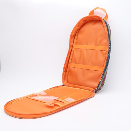NatSumeBasics Camping Travel Cooking Utensils Organizer Travel Bag Portable Pouch for BBQ Camp Cookware Kitchen Kit - style: Only 1pc Orange Bag
