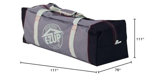 E-Z UP Camping Cube 6.4, Converts 10' Straight Leg Canopy into Camping Tent, Punch - color: Punch