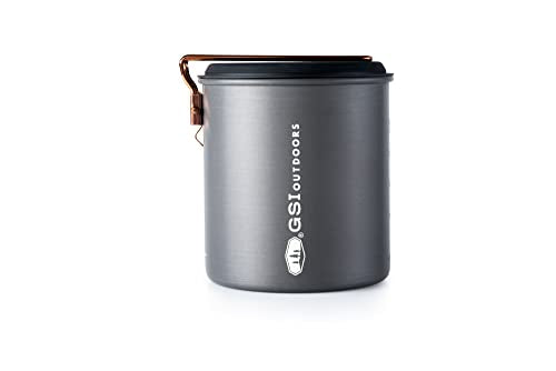 GSI Outdoors Halulite MicroDualist, 2-Person Ultralight Backpacking Cooking and Eating Set