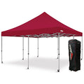 Extreme Canopy Commercial Heavy Duty Aluminum Instant Popup Canopy Tent (Red, 16ft x 16ft) - color: Red, size: 16ft x 16ft