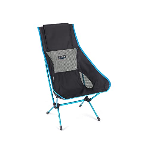 Helinox Chair Two Ultralight, High-Back, Collapsible Camping Chair, Black, with Pockets - color: Black