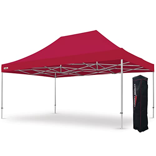 Extreme Canopy Commercial Heavy Duty Aluminum Instant Popup Canopy Tent (Red, 13ft x 20ft) - color: Red, size: 13ft x 20ft