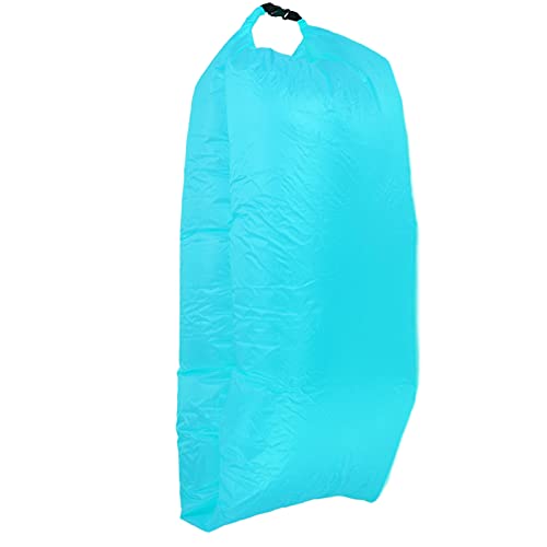 Foldable Air Mattress, Portable Inflatable Sleeping Bed, Blue - Lightweight Design, Quick Inflation, Ideal for Outdoor Camping and Beach Use