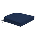 Arden Foam Outdoor Round Back Seat Cushion Kit, 20 x 19, Made with ProFoam, Rain-Proof, Fade Resistant, Sapphire Blue Leala - color: Sapphire Blue Leala, style: 20 x 19 Foam Rounded Back Seat Cushion