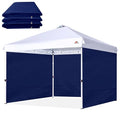 SCOCANOPY SunWall for 12x12 Pop Up Canopy Frame, 3 Pack SideWall Only (Navy Blue) - color: Navy Blue, size: 12X12