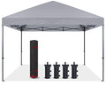 COOSHADE Durable Easy Pop Up Canopy Tent 12x12Ft(Gray) - color: Light Gray, size: 12x12Ft