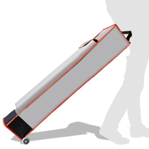 Eurmax USA Heavy Duty Wheeled Roller Bag Pop up Canopy Tent Universal Rolling Storage Bag for 10x10 Canopy Instant Tent (Grey) - color: Gray, size: 10x10