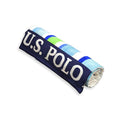 U.S. Polo Assn. Oversized (40” x 70”) Striped Nautical Design Beach Towel - Luxury Plush Cotton Hotel Quality for Bath, Pool - Myrtle Stripe - color: Green/Blue, size: 40" x 70"