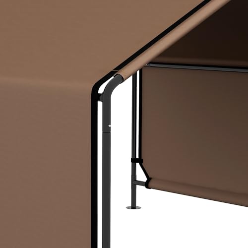 Waterproof Portable Dog Tent Shade Protection Compact Durable Eco-Friendly Foldable Brown Lightweight Easy to Set Up Travel