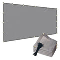POYEE 90% 12x24ft Sun Shade Cloth for Outdoor Deck Backyard Patio Garden Pergola Cover Canopy Gray - size: 12x24ft