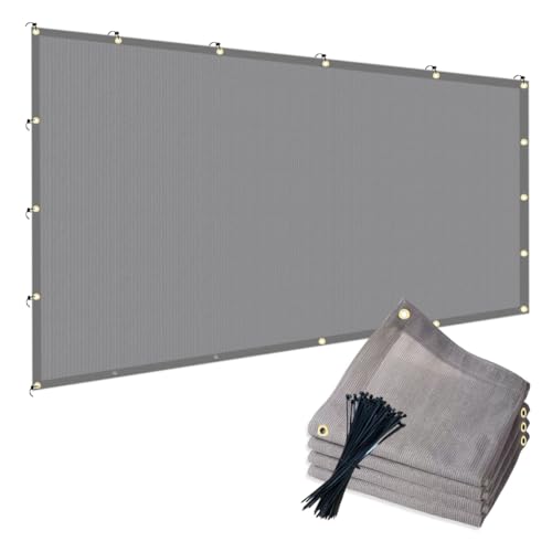 POYEE 90% 12x24ft Sun Shade Cloth for Outdoor Deck Backyard Patio Garden Pergola Cover Canopy Gray - size: 12x24ft