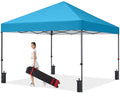 COOSHADE Durable Easy Pop Up Canopy Tent 10x10Ft, Sky Blue - color: Sky Blue, size: 10x10Ft