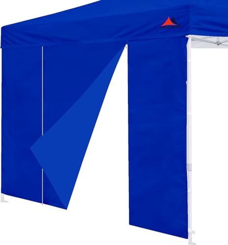 SCOCANOPY Door for 10x10 Canopy Frame Two Central Zipper Design for Easy Entry and Exit,1 Pack Sunwall Only,Blue - color: Blue, size: 10X10