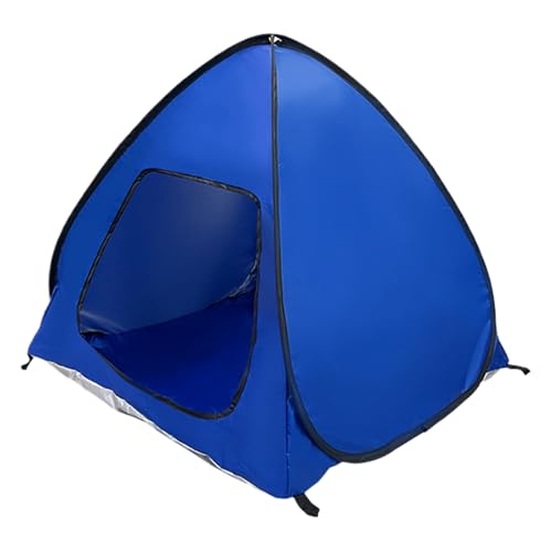 Dog Tent Shelter, Foldable Pet House, Waterproof Shade Canopy, 15.76x14.58x16.94 Inches Portable Structure, Outdoor Protection for Backyard, Garden, Patio, Picnics, Camping, Travel Use - color: Blue XL