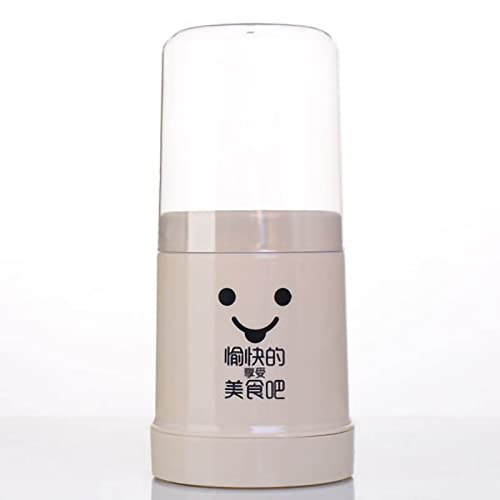 Cute Utensil Holder, Chopstick Holder Storage with Lid Plastic Kitchen Counter Utensil and Cutlery Holder With Removable Base Silverware Holder for Camping Picnic BBQ Party (Beige) - color: Beige