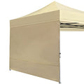 ABCCANOPY Instant Canopy SunWall 10x10 FT, 1 Pack Sidewall Only, No Frame or Top, Beige - color: beige, size: 10x10