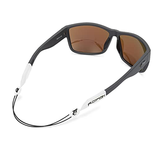 Pilotfish No Tail Adjustable Eyewear Retainer Cable Strap: Sunglasses, Eyeglasses, Glasses (14 Inch, Panda) - color: Panda, size: 14 Inch