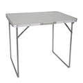 Stansport Compact Portable Kids Picnic Table – Foldable Space-Saving Design with Locking Legs – Lightweight Children’s Picnic Set for Travel, Parks, Campsite – Durable Steel Frame & Easy Clean Surface - style: Folding Utility
