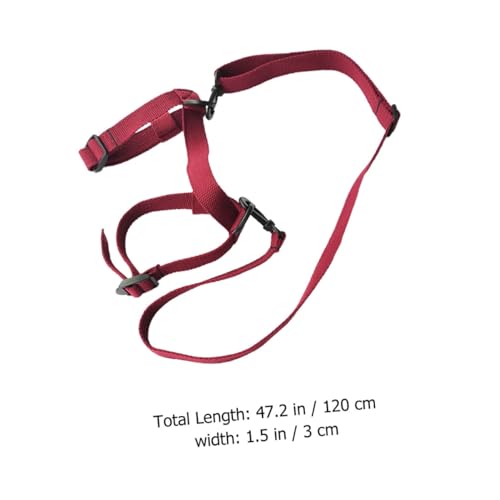 NOLITOY Elastic Picnic Blanket Carry Strap with Handle, Sturdy Red Yoga Mat Carrying Strap for Outdoor Travel and Camping