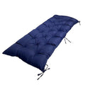 Srutirbo Waterproof Outdoor Bench Cushion, 48"x20", Swing Cushion Patio Furniture Cushions 3 Seater, for Garden Patio Furniture Lounger Bench (Navy Blue, 48x20 in) - color: Navy Blue