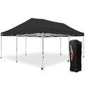 Extreme Canopy Commercial Heavy Duty Aluminum Instant Popup Canopy Tent (Black, 20ft x 20ft) - color: Black, size: 20ft x 20ft