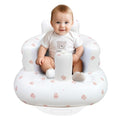 AirSwim Inflatable Baby Chair, Inflatable Baby Seat for Babies 3 Months and Up, Summer Blow Up Chair with Built in Air Pump, Bumbo Seat for Learning to Sit, Palying, Camping, Rabbit - color: Rabbit