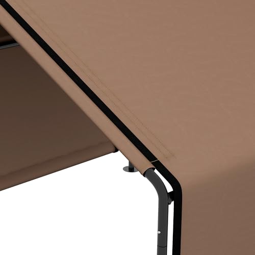 Waterproof Portable Dog Tent Shade Protection Compact Durable Eco-Friendly Foldable Brown Lightweight Easy to Set Up Travel