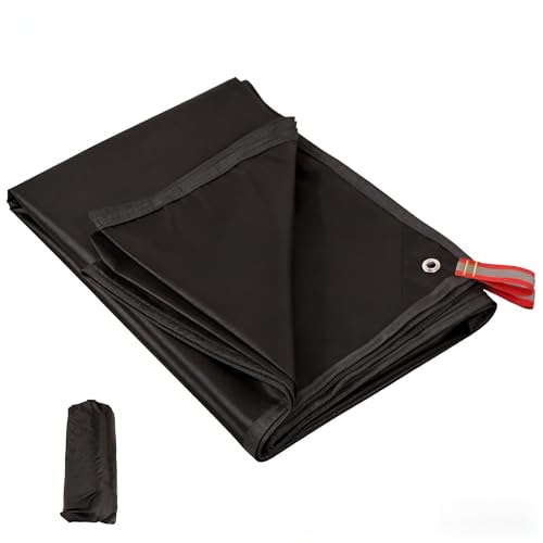REDCAMP Waterproof Camping Tent Tarp - 36"x83", 4 in 1 Multifunctional Tent Footprint for Camping, Hiking and Survival Gear, Lightweight and Compact - size: 87''x55”/Black, style: 2person