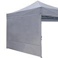 ABCCANOPY Instant Canopy SunWall 10x10 FT, 1 Pack Sidewall Only, No Frame or Top, Gray - color: Gray, size: 10x10
