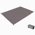 Waterproof Camping Tent Trap, 0.6 Lbs Ultralight Tent Footprint, 210T Compact & Lightweight Tent Ground Tarps for Hiking, Backpacking, Hammock - Storage Bag Included - size: 210T-M