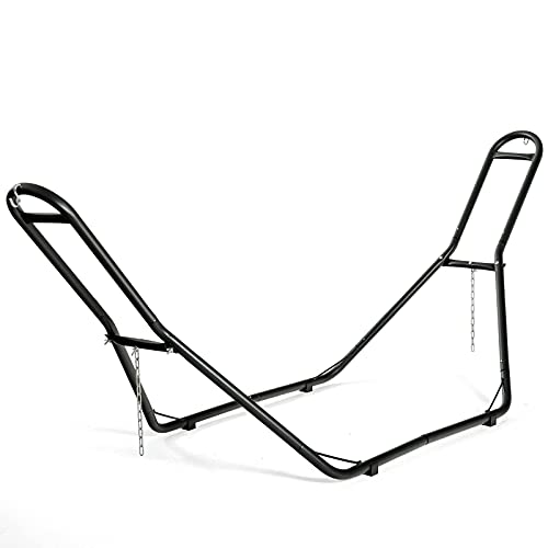 Giantex Universal 2 Person Hammock Stand Only, Heavy Duty Steel Hammock Frame Fits 9-13 Ft Hammock, 450LBS Capacity, Multi-Use Hammock Stand for Indoor Outdoor Yard Patio Deck
